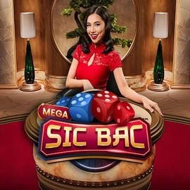Official Live Casino logo: Mega Sic Bac by Pragmatic Play at Rollxo Casino