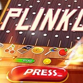 Plinko slot logo by BGAMING at Rollxo Casino