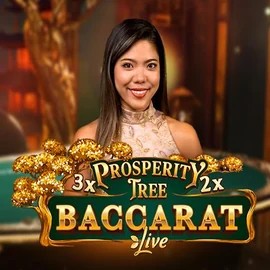 Live Casino logo of Prosperity Tree Baccarat from Evolution at Rollxo Casino